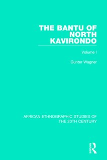 Couverture_The Bantu of North Kavirondo