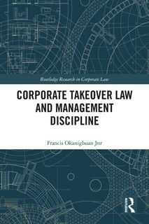 Couverture_Corporate Takeover Law And Management Discipline