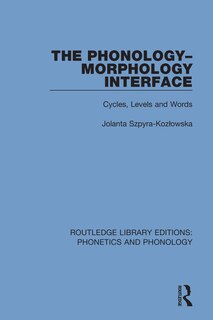 Couverture_The Phonology-Morphology Interface