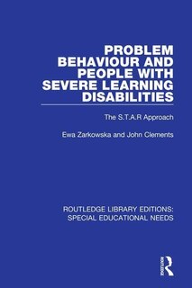 Couverture_Problem Behaviour And People With Severe Learning Disabilities