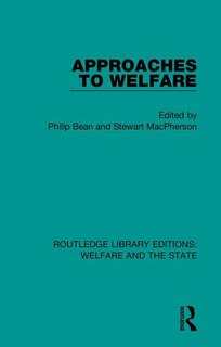 Couverture_Approaches To Welfare
