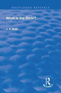 Front cover_What Is The Bible?