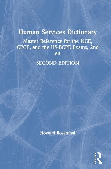 Front cover_Human Services Dictionary