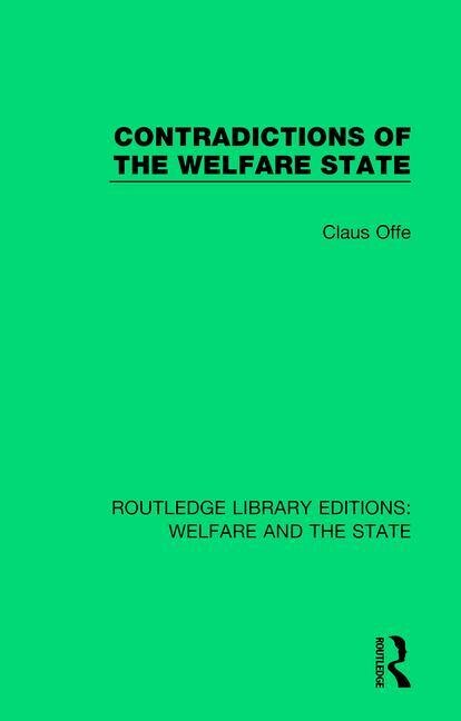Front cover_Contradictions Of The Welfare State
