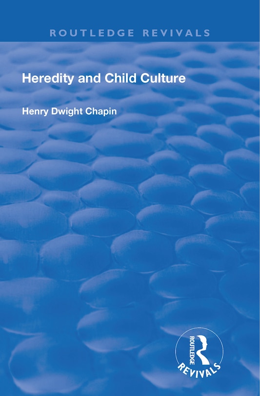 Couverture_Heredity And Child Culture