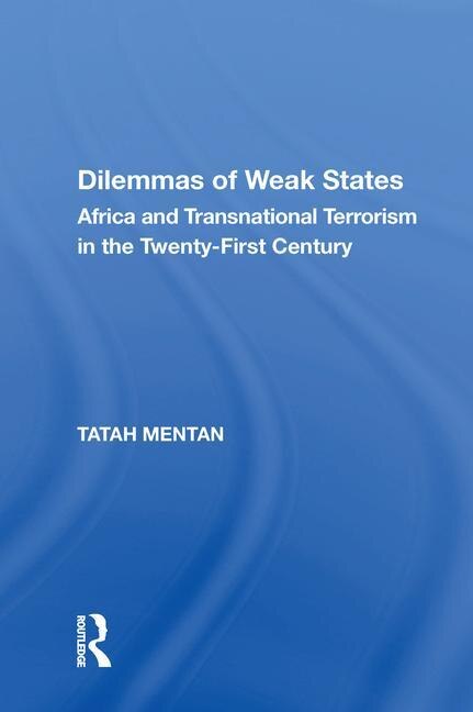 Front cover_Dilemmas Of Weak States