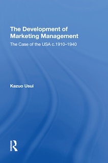 Front cover_The Development of Marketing Management