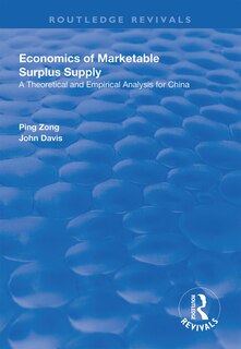 Front cover_Economics of Marketable Surplus Supply