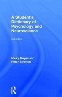 Couverture_A Student's Dictionary Of Psychology And Neuroscience