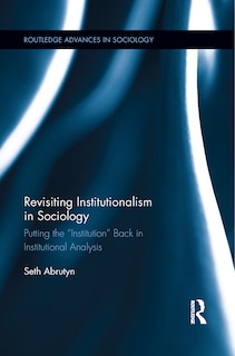 Couverture_Revisiting Institutionalism in Sociology
