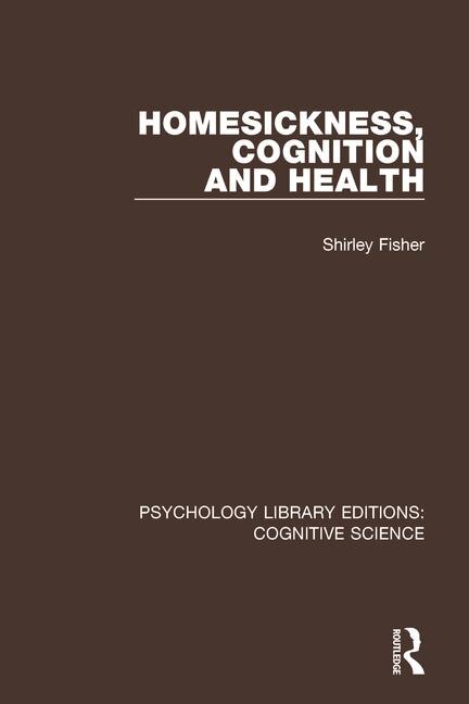 Couverture_Homesickness, Cognition And Health