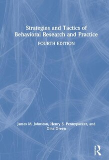 Front cover_Strategies And Tactics Of Behavioral Research And Practice