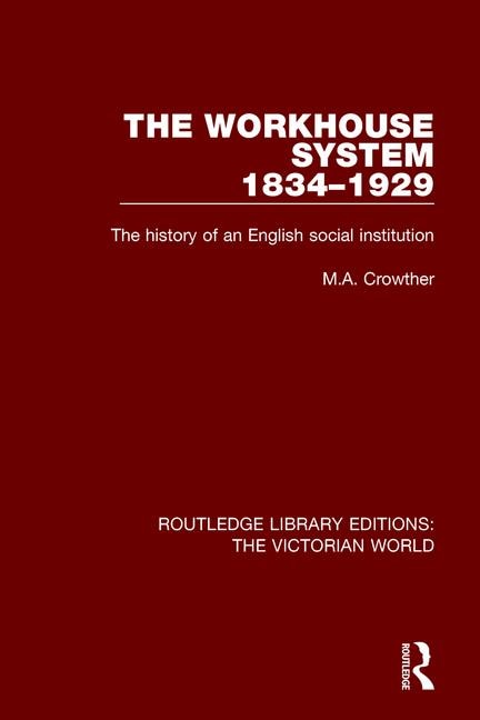 Front cover_The Workhouse System 1834-1929