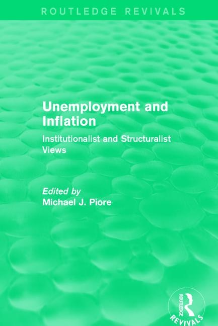 Couverture_Unemployment And Inflation