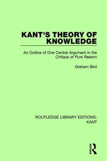 Couverture_Kant's Theory of Knowledge