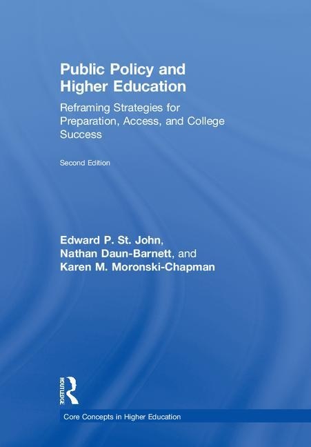 Couverture_Public Policy And Higher Education