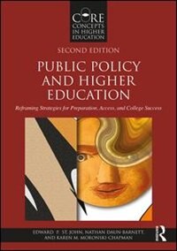 Front cover_Public Policy And Higher Education