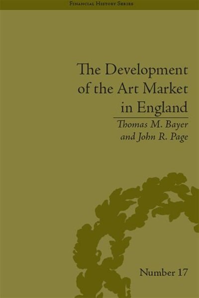 Front cover_Development of the Art Market in England