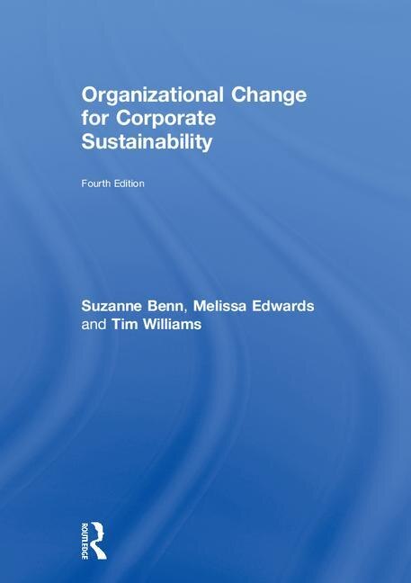 Front cover_Organizational Change For Corporate Sustainability