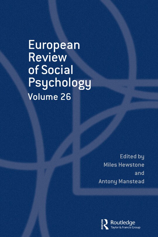 Front cover_European Review Of Social Psychology