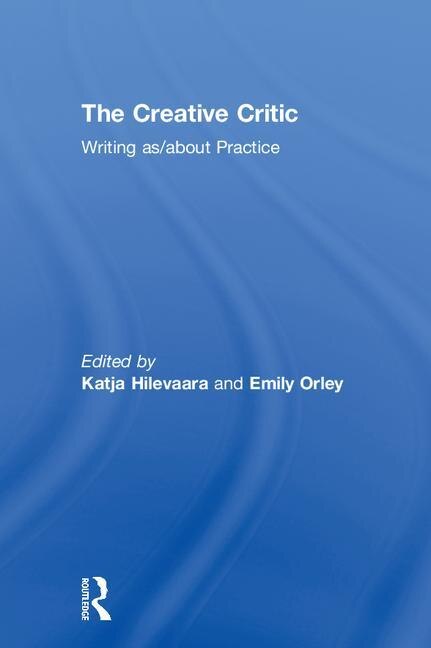 Front cover_The Creative Critic