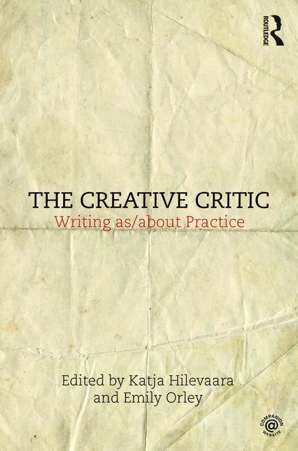 Front cover_The Creative Critic