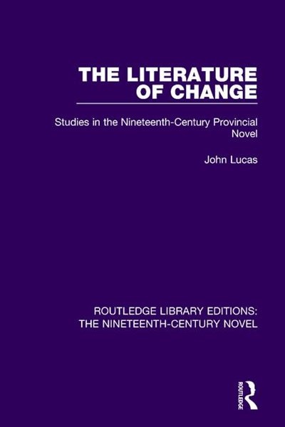 Front cover_The Literature of Change