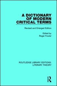 Couverture_A Dictionary Of Modern Critical Terms