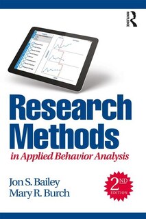 Front cover_Research Methods In Applied Behavior Analysis
