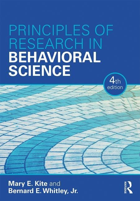Front cover_Principles of Research in Behavioral Science