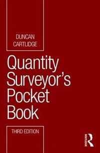 Front cover_Quantity Surveyor's Pocket Book
