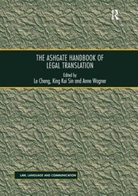 Front cover_The Ashgate Handbook of Legal Translation