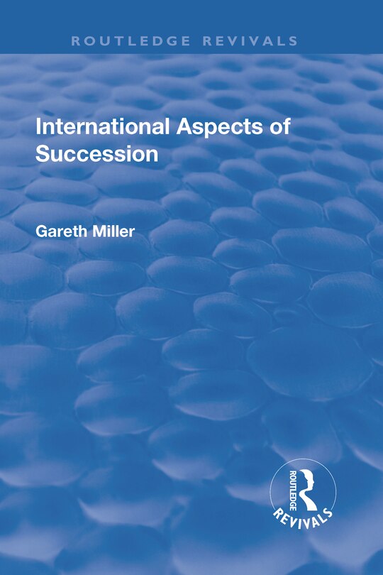 Front cover_International Aspects Of Succession