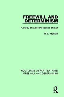 Front cover_Freewill And Determinism