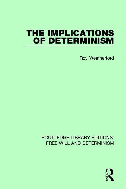 Couverture_The Implications of Determinism