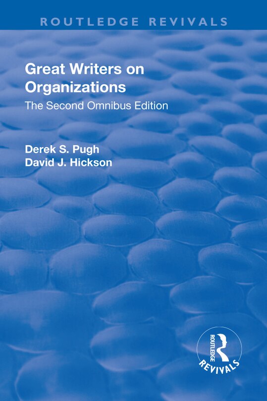 Couverture_Great Writers On Organizations
