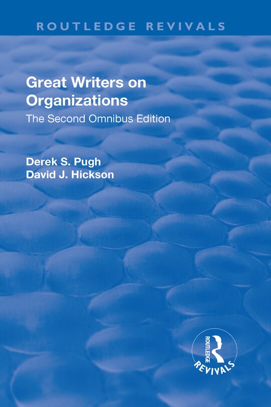 Front cover_Great Writers On Organizations