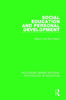 Couverture_Social Education And Personal Development