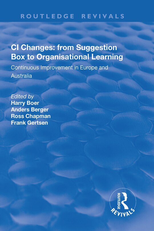 Couverture_Ci Changes From Suggestion Box To Organisational Learning