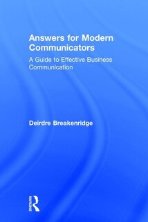 Couverture_Answers For Modern Communicators