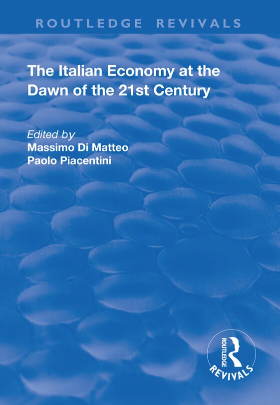 Couverture_The Italian Economy at the Dawn of the 21st Century