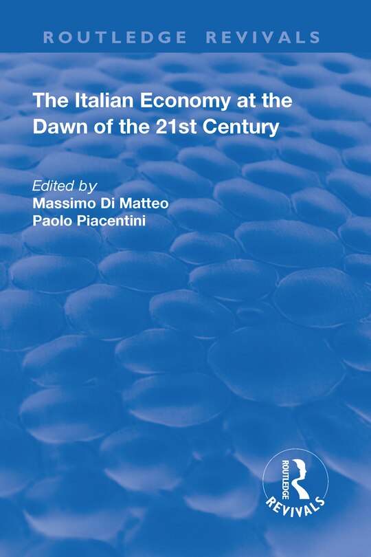 Front cover_The Italian Economy at the Dawn of the 21st Century