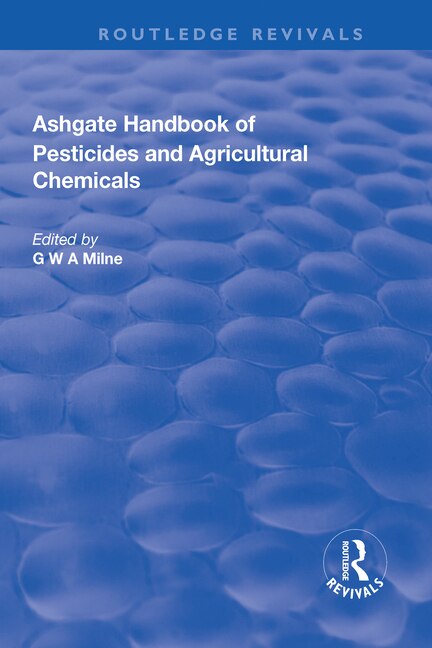 Couverture_The Ashgate Handbook of Pesticides and Agricultural Chemicals