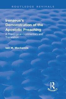 Couverture_Irenaeus's Demonstration Of The Apostolic Preaching