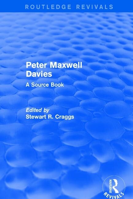Front cover_Peter Maxwell Davies