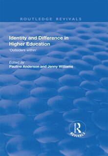 Front cover_Identity and Difference in Higher Education