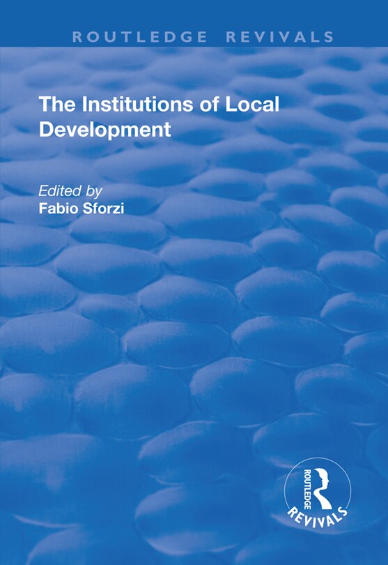 Couverture_The Institutions Of Local Development