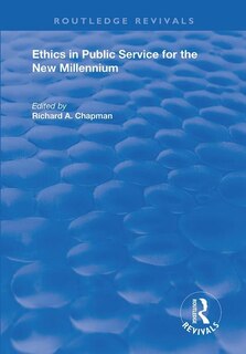 Front cover_Ethics In Public Service For The New Millennium