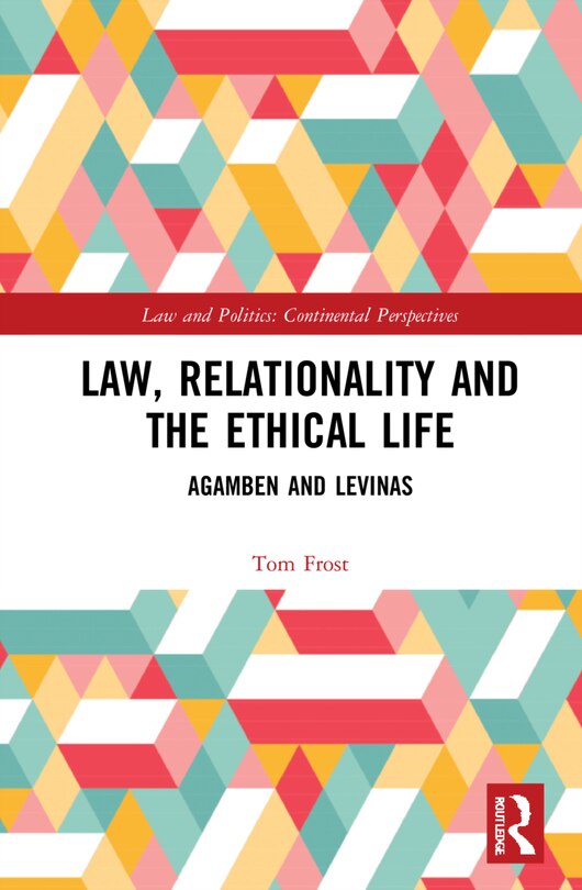 Front cover_Law, Relationality and the Ethical Life