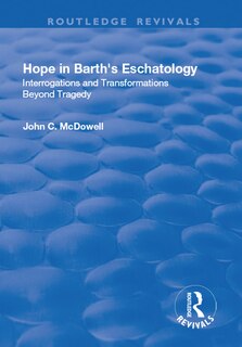 Couverture_Hope In Barth's Eschatology